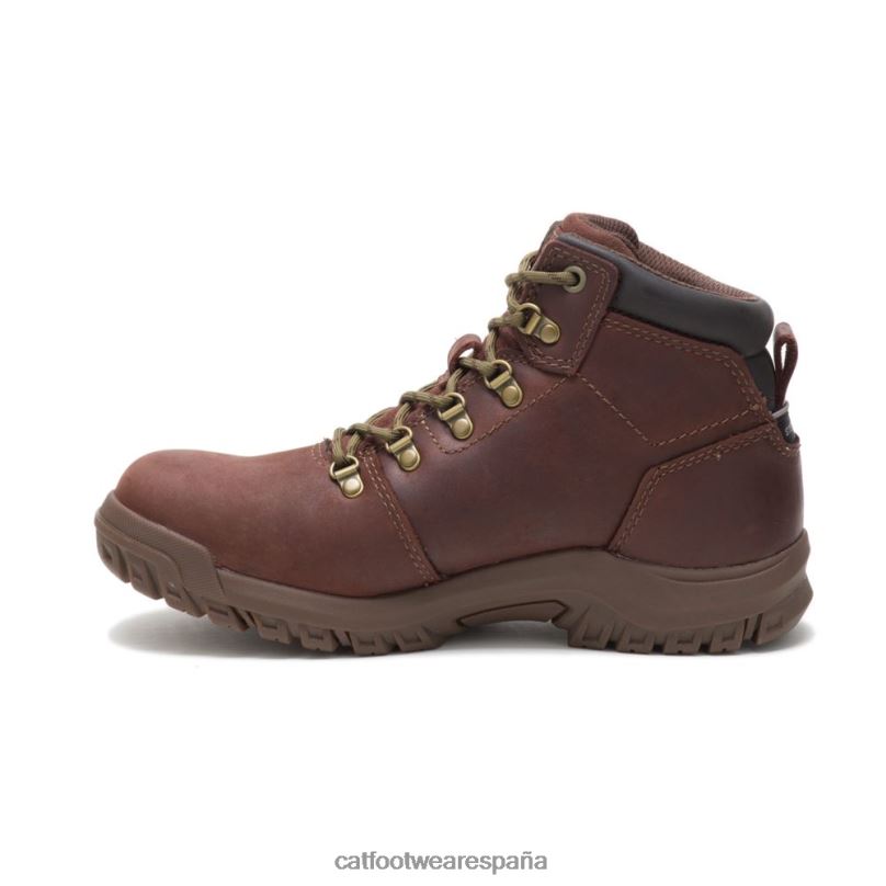 Caterpillar bota de trabajo impermeable con punta de acero mae cacao mujer 4JJT8277 | botas de trabajo