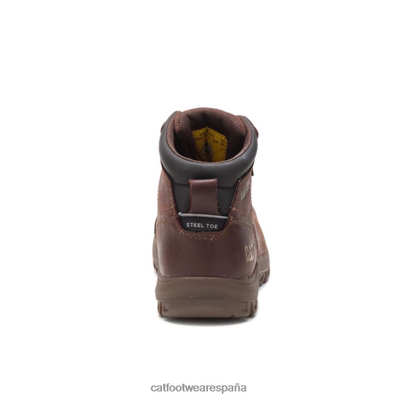 Caterpillar bota de trabajo impermeable con punta de acero mae cacao mujer 4JJT8277 | botas de trabajo