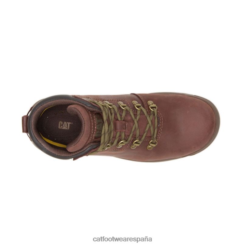 Caterpillar bota de trabajo impermeable con punta de acero mae cacao mujer 4JJT8277 | botas de trabajo