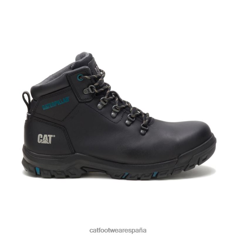 Caterpillar bota de trabajo impermeable con punta de acero mae negro mujer 4JJT8276 | botas de trabajo