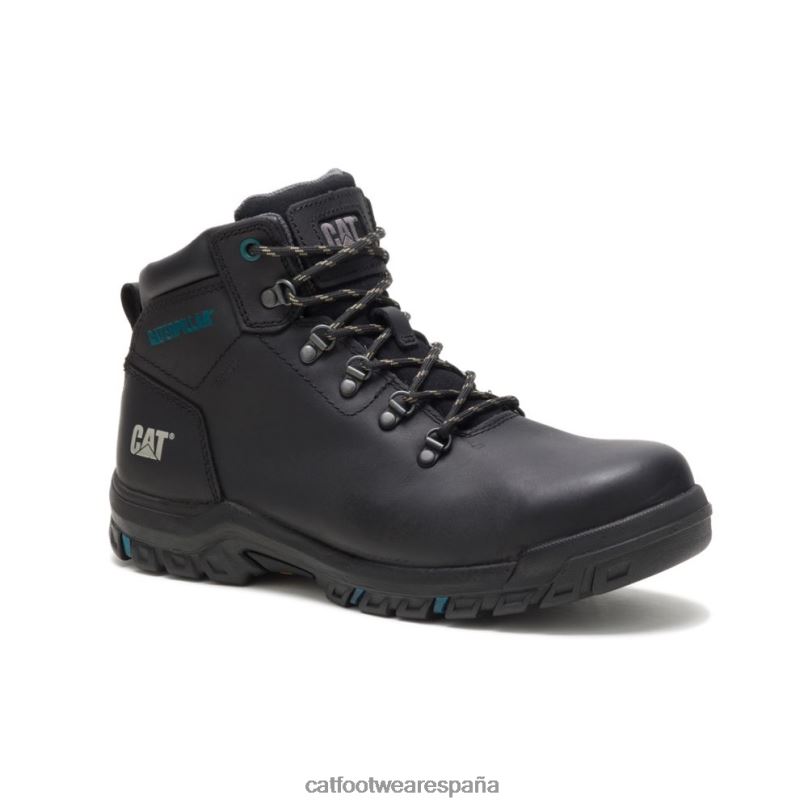 Caterpillar bota de trabajo impermeable con punta de acero mae negro mujer 4JJT8276 | botas de trabajo