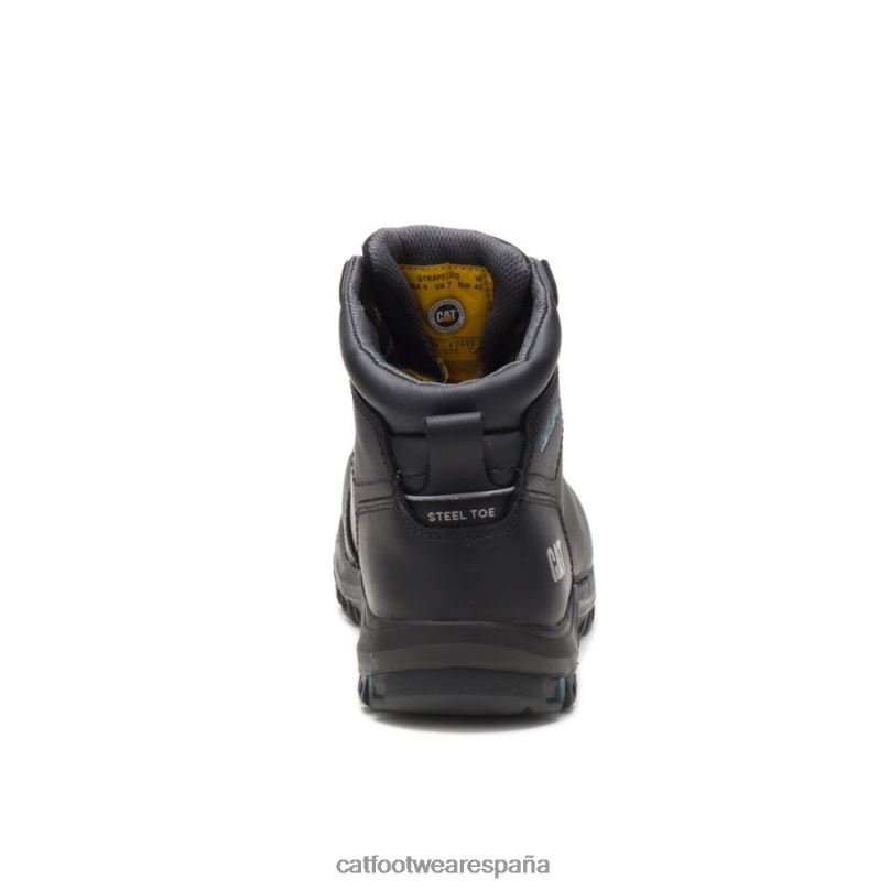 Caterpillar bota de trabajo impermeable con punta de acero mae negro mujer 4JJT8276 | botas de trabajo