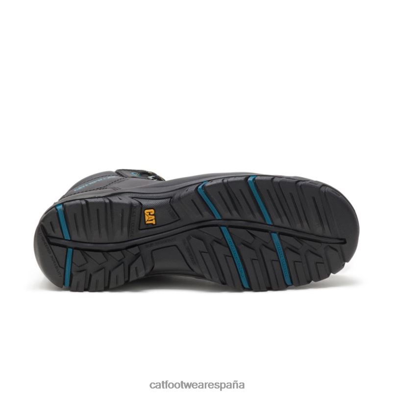 Caterpillar bota de trabajo impermeable con punta de acero mae negro mujer 4JJT8276 | botas de trabajo