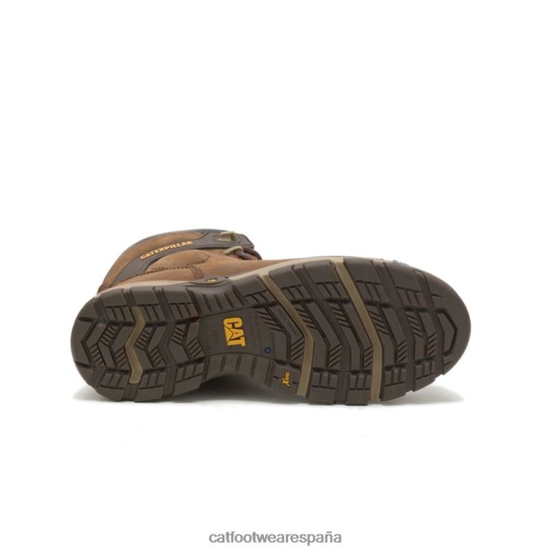 Caterpillar bota de trabajo impermeable con punta de material compuesto de carbono thinsulate superlite para excavadoras marron oscuro mujer 4JJT8283 | botas de trabajo