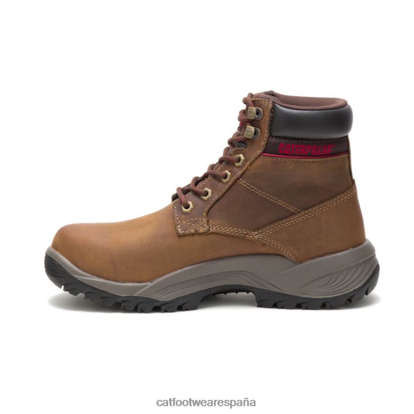 Caterpillar bota de trabajo impermeable dryverse de 6\" beige obscuro mujer 4JJT8302 | botas de trabajo