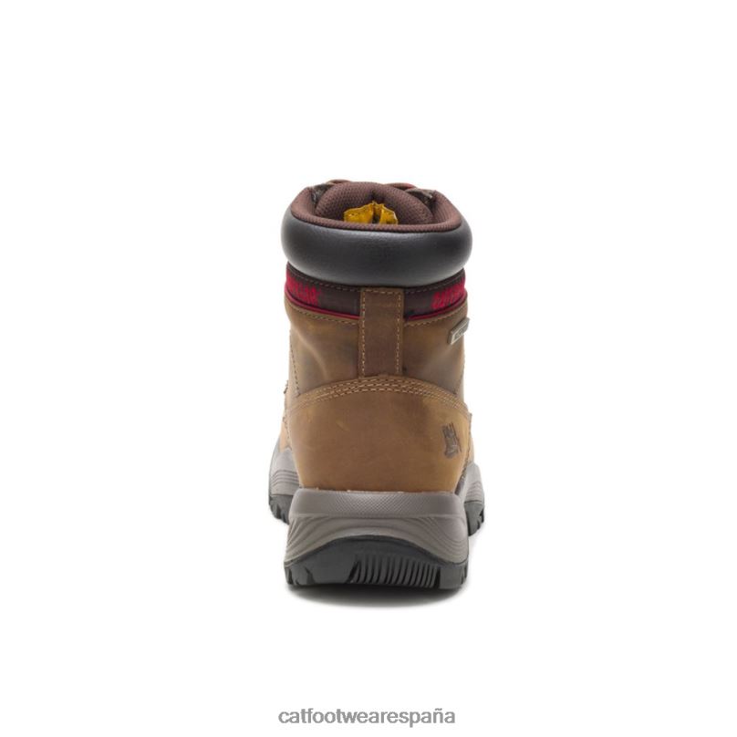Caterpillar bota de trabajo impermeable dryverse de 6\" beige obscuro mujer 4JJT8302 | botas de trabajo