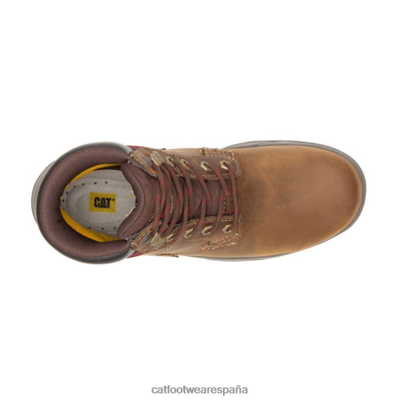 Caterpillar bota de trabajo impermeable dryverse de 6\" beige obscuro mujer 4JJT8302 | botas de trabajo