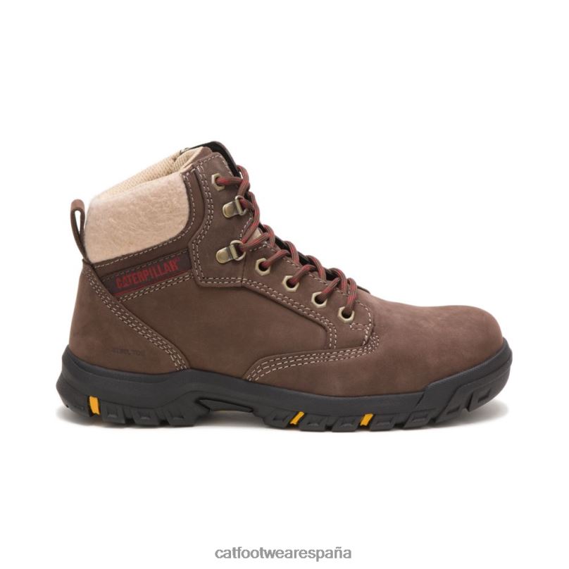 Caterpillar bota de trabajo tess con punta de acero chocolate mujer 4JJT8271 | botas de trabajo