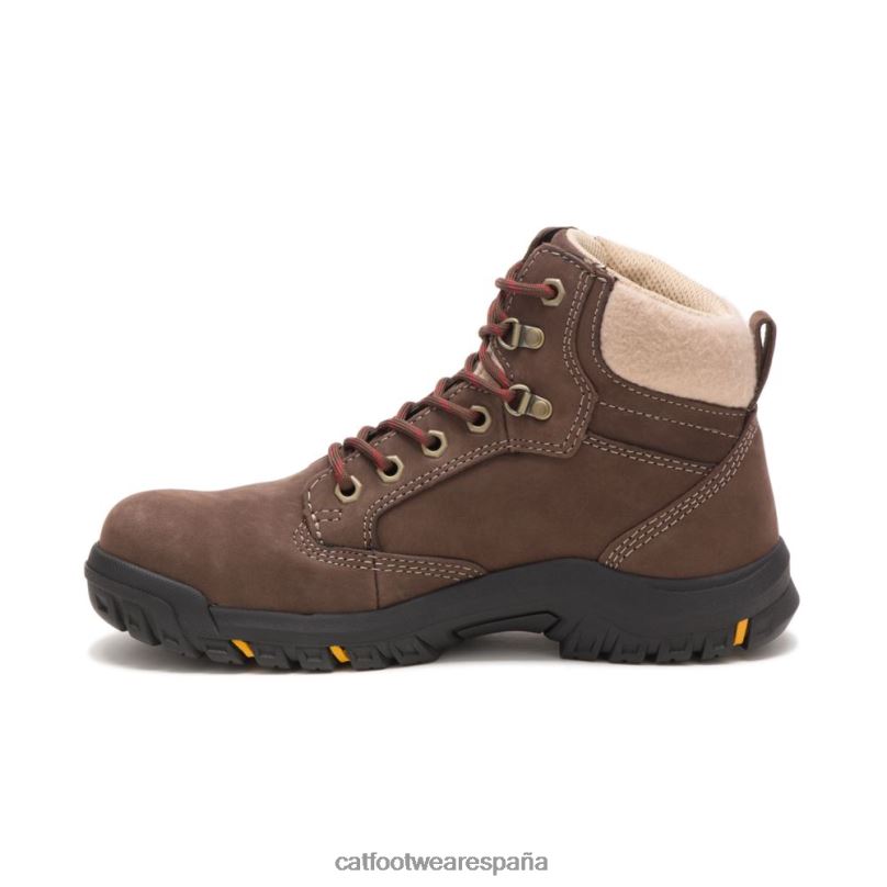 Caterpillar bota de trabajo tess con punta de acero chocolate mujer 4JJT8271 | botas de trabajo