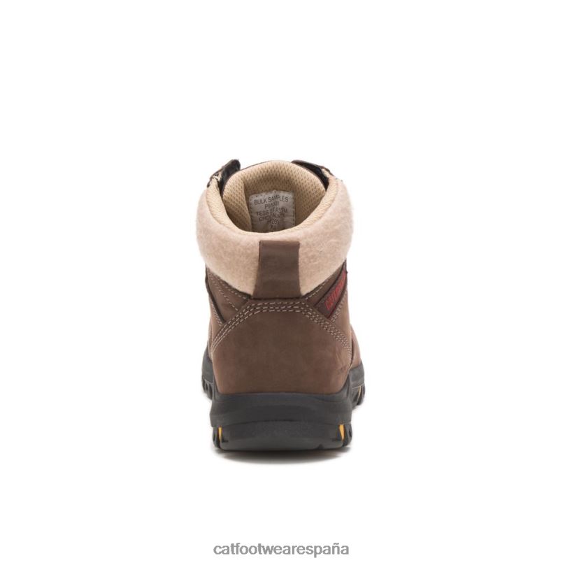 Caterpillar bota de trabajo tess con punta de acero chocolate mujer 4JJT8271 | botas de trabajo