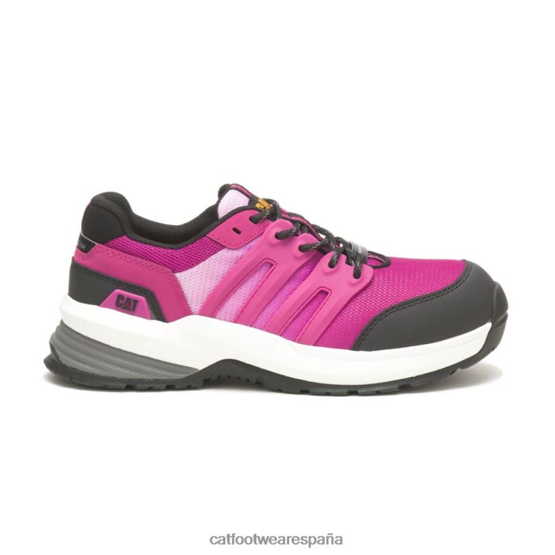 Caterpillar Zapato de trabajo con punta de material compuesto aerodinámico 2.0 fiesta fucsia mujer 4JJT8298 | zapatos de trabajo