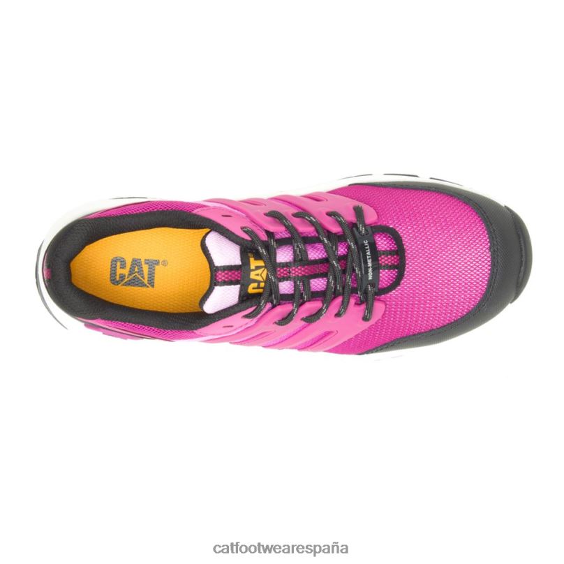 Caterpillar Zapato de trabajo con punta de material compuesto aerodinámico 2.0 fiesta fucsia mujer 4JJT8298 | zapatos de trabajo