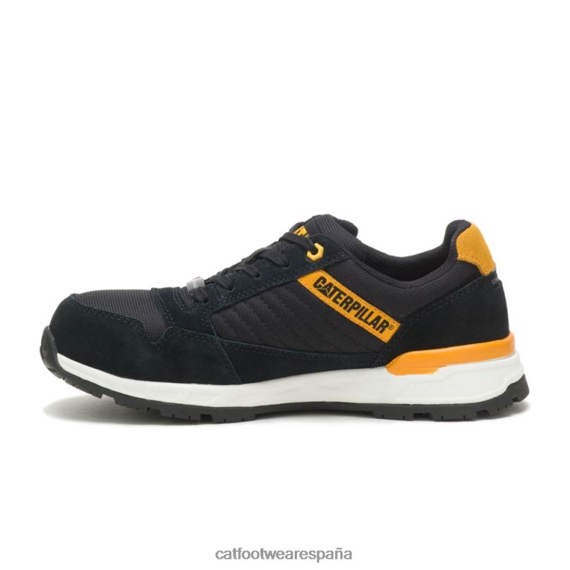 Caterpillar zapato de trabajo con punta de material compuesto venward negro/amarillo gato mujer 4JJT8294 | zapatos de trabajo