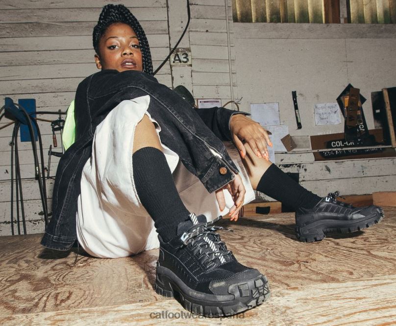 Caterpillar zapato de trabajo invasor con punta de acero azúcar moreno/bronceado mujer 4JJT8286 | zapatos de trabajo