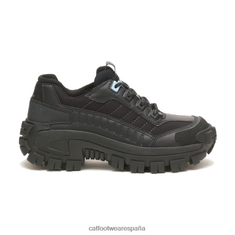 Caterpillar zapato de trabajo invasor con punta de acero negro/azul claro mujer 4JJT8288 | zapatos de trabajo
