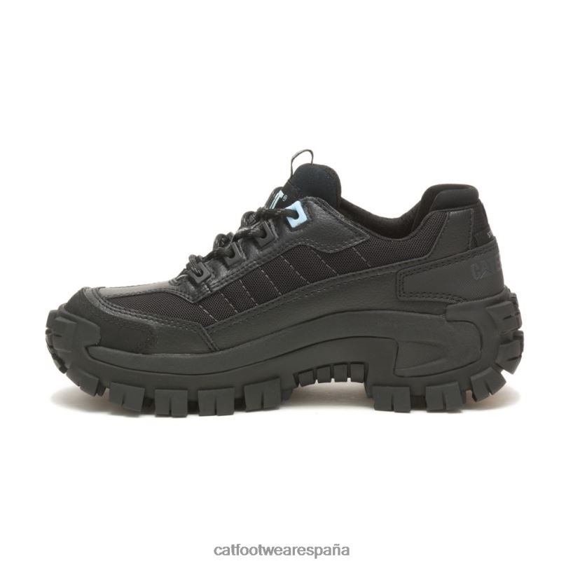 Caterpillar zapato de trabajo invasor con punta de acero negro/azul claro mujer 4JJT8288 | zapatos de trabajo
