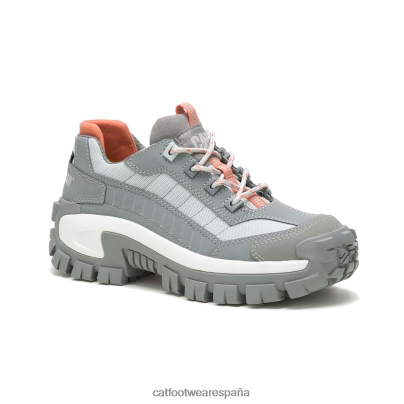 Caterpillar zapato de trabajo invasor con punta de acero paloma salvaje/gris glaciar mujer 4JJT8287 | zapatos de trabajo