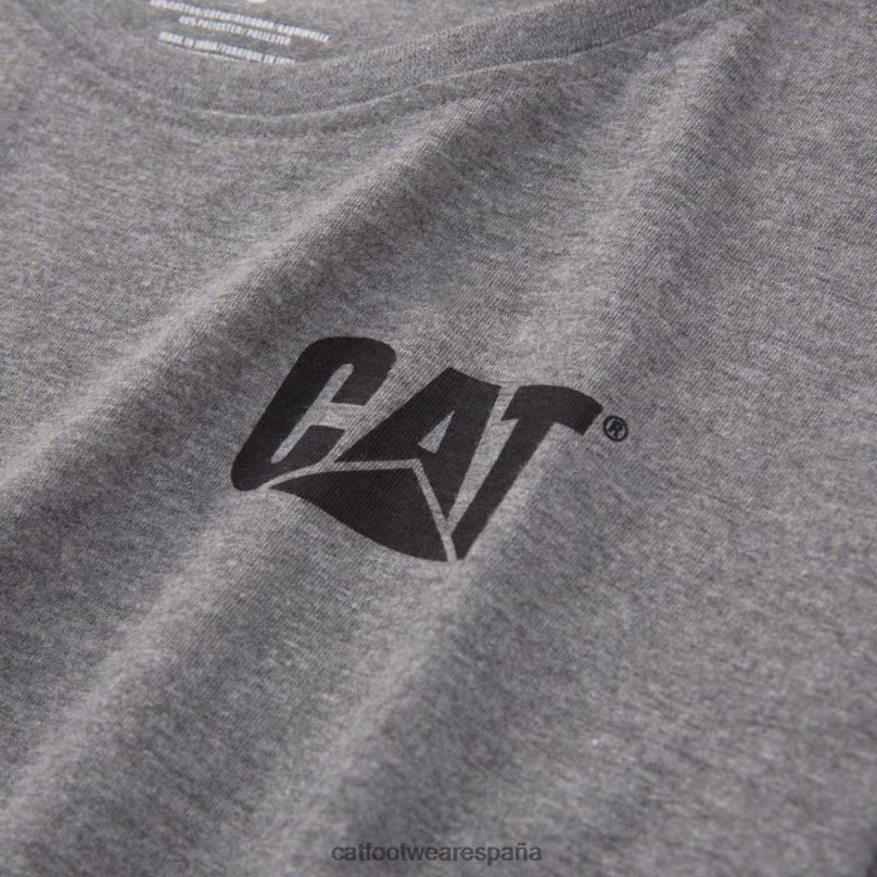 Caterpillar camiseta de marca registrada gris mujer 4JJT8310 | tops y ropa de abrigo