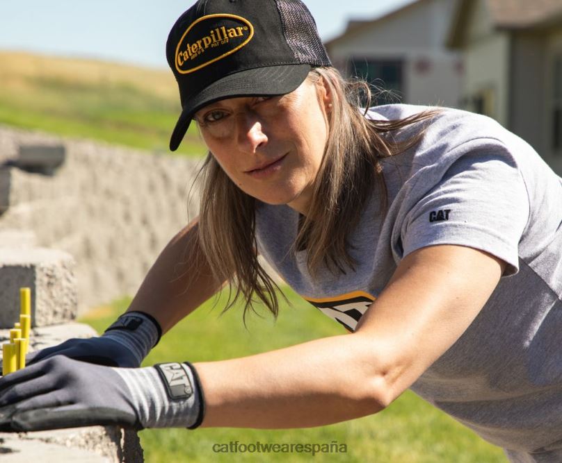 Caterpillar camiseta de potencia diesel gris mujer 4JJT8313 | tops y ropa de abrigo