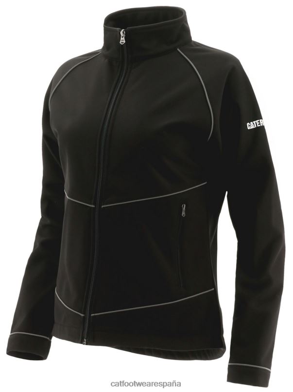 Caterpillar chamarra tritón softshell negro mujer 4JJT8304 | tops y ropa de abrigo