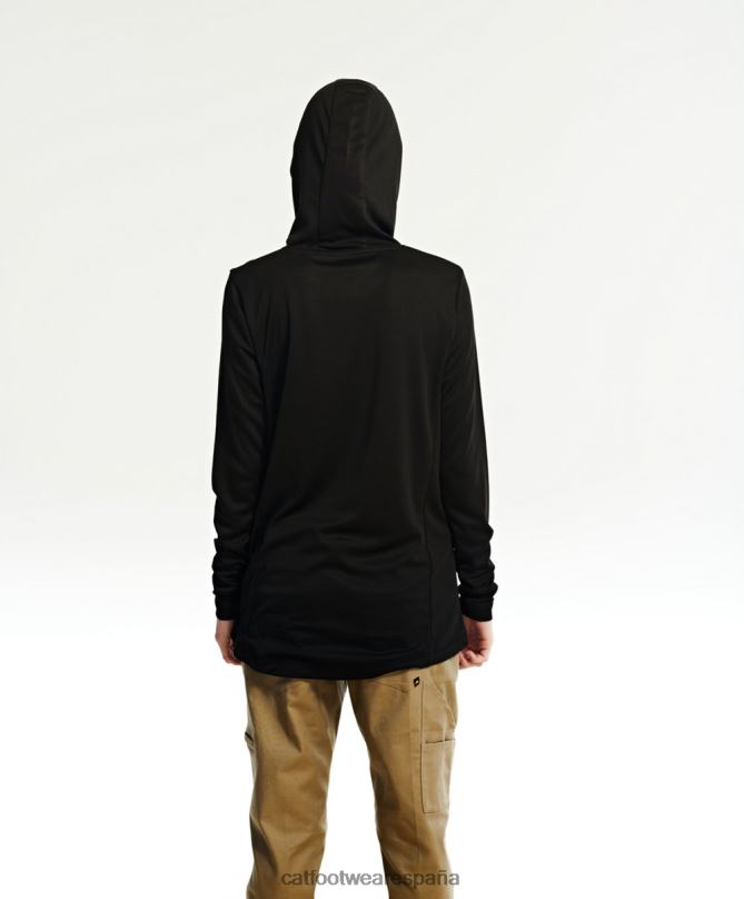 Caterpillar coolmax ligero sudadera con capucha negro mujer 4JJT8323 | tops y ropa de abrigo